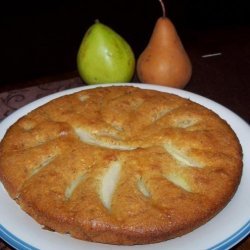 Quick Crustless Pear Tart