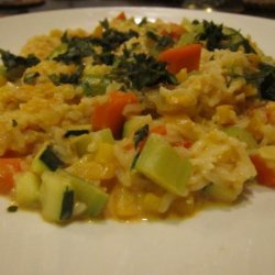 Vegetable Risotto with Curry Sauce
