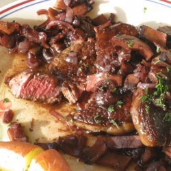 Filet Mignon Au Bordelaise - Steak in Red Wine With Shallots