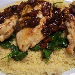 Balsamic Chicken With Baby Spinach