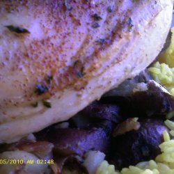 Assyrian Chicken and Potatoes With Yellow Rice