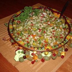 Shoepeg Corn and Baby Pea Salad