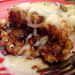 Provolone-Pancetta Stuffed Chicken With Balsamic Sauce