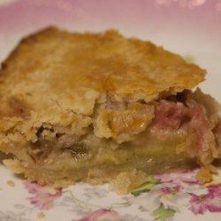 Rhubarb Custard Pie