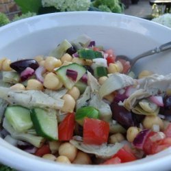 Greek Garbanzo Bean Salad