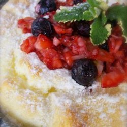 Sour Cream Dessert Omelet