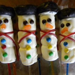 Snowman Bouquet or Pops