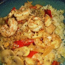 Blackened Shrimp Stroganoff