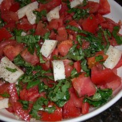 Tomato and Fresh Mozzarella Salad With Basil