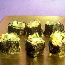 Zippy  tuna  Rolls (Raw Foods)