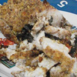 Pecan Crusted  Chicken Florentine