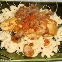 Chicken With Mushrooms and Tomato (Crock Pot)