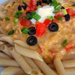 Chicken Enchilada Pasta Enchilada