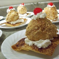 Cinnamon 'Fried' Ice Cream