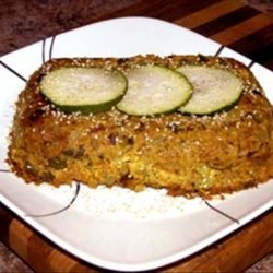 Hazelnut and Courgette (Zucchini) Bake