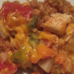 Chick 'n Cornbread Casserole