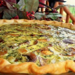 Barbara Bush's Mushroom Quiche