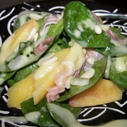 Italian Peach Salad