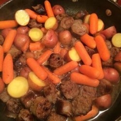 Sausage, Potato and Carrot One-Dish Supper