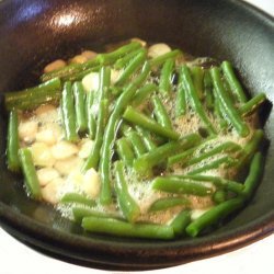 Sauteed Garlic Glazed Green Beans
