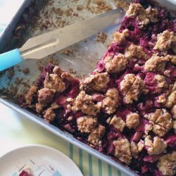 Rhubarb Squares