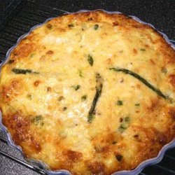 Holiday Crustless Crab Quiche