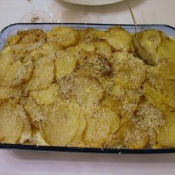 Blue Cheese Potato Gratin