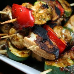 Veggie Bread Kabobs