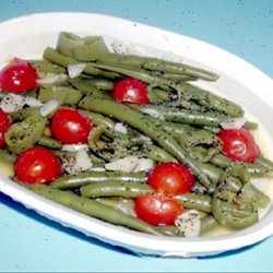 Green Bean, Tomato & Anaheim Peppers