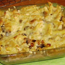 Creamy Baked Penne and Chicken With Mushrooms  (Oamc)