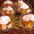 Pound Cake With Tropical Fruit and Rum-Apricot Sauce