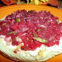 Bruschetta With Oven Roasted Beets and Goat Cheese