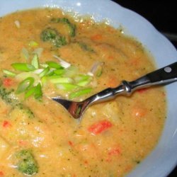 Two-Potato Soup With Broccoli