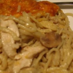 Sherried Chicken and Fettucini Casserole