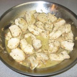 Chicken Medallions in White Wine Reduction