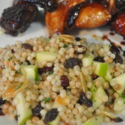 Couscous With Apples, Cranberries and Herbs