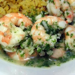 Garlic and White Wine Prawns