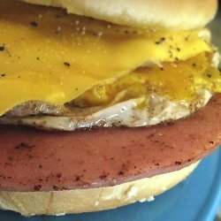 Fried Egg and Bologna Sandwich