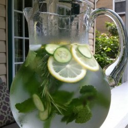 Cucumber and Rosemary Spa Water