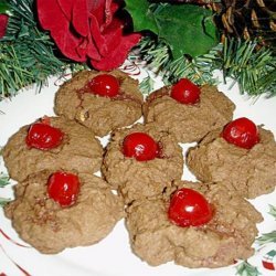 Chocolate Cherry Drop Cookies