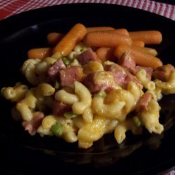 Ham and Peas Mac and Cheese