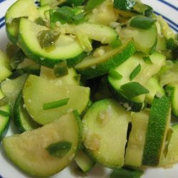 Spicy Sauteed Zucchini