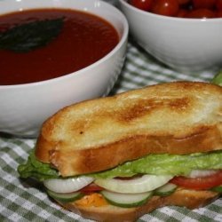 Smashed Veggie-Cheese Sandwiches