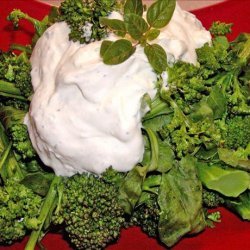 Broccolini With Creamy Lemon Sauce