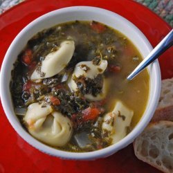 Sausage and Spinach Tortellini Soup