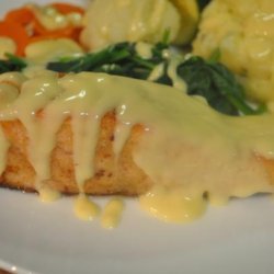 Crusted Fish With Wine-Mustard Sauce