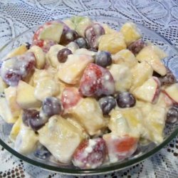Marinated Fruit With Coconut Dressing