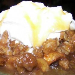 Caramel Apple and Pear Crisp