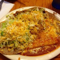 Bean and Cheese Enchiladas