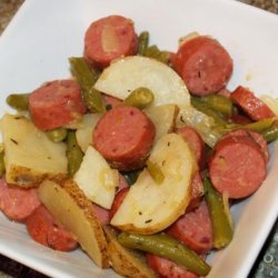 Polish Sausage, Potato Skillet